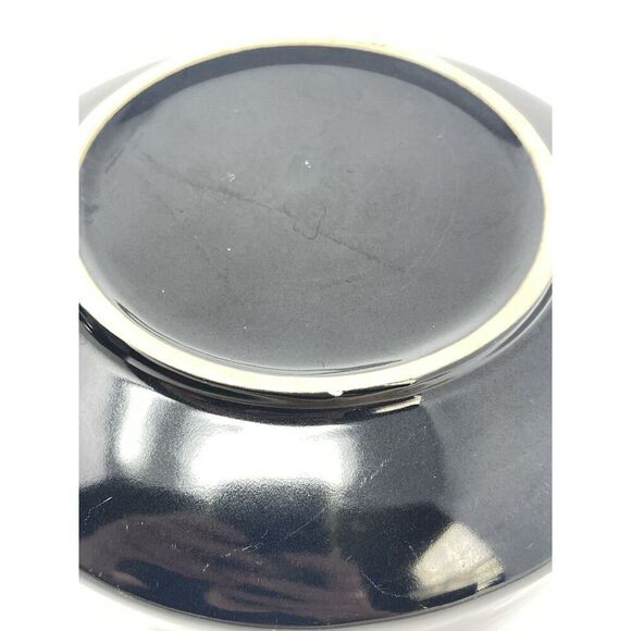 DANSK Kobenstyle Black White Soup Cereal All Purpose Bowls Quistgaard Set Of 2 - Picture 6 of 7